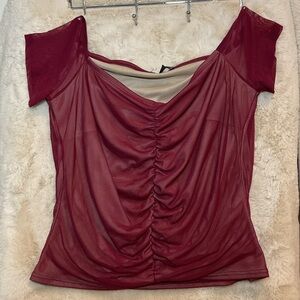 Guess off the shoulder top